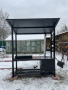 Мангал "Лофт Ц1" с печкой и крышкой для жаровни