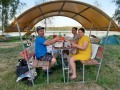 Беседка "Шатёр" с увеличенным скатом крыши
