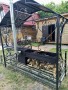 Мангал "Россия-2" с простой жаровней без ящиков-зольников