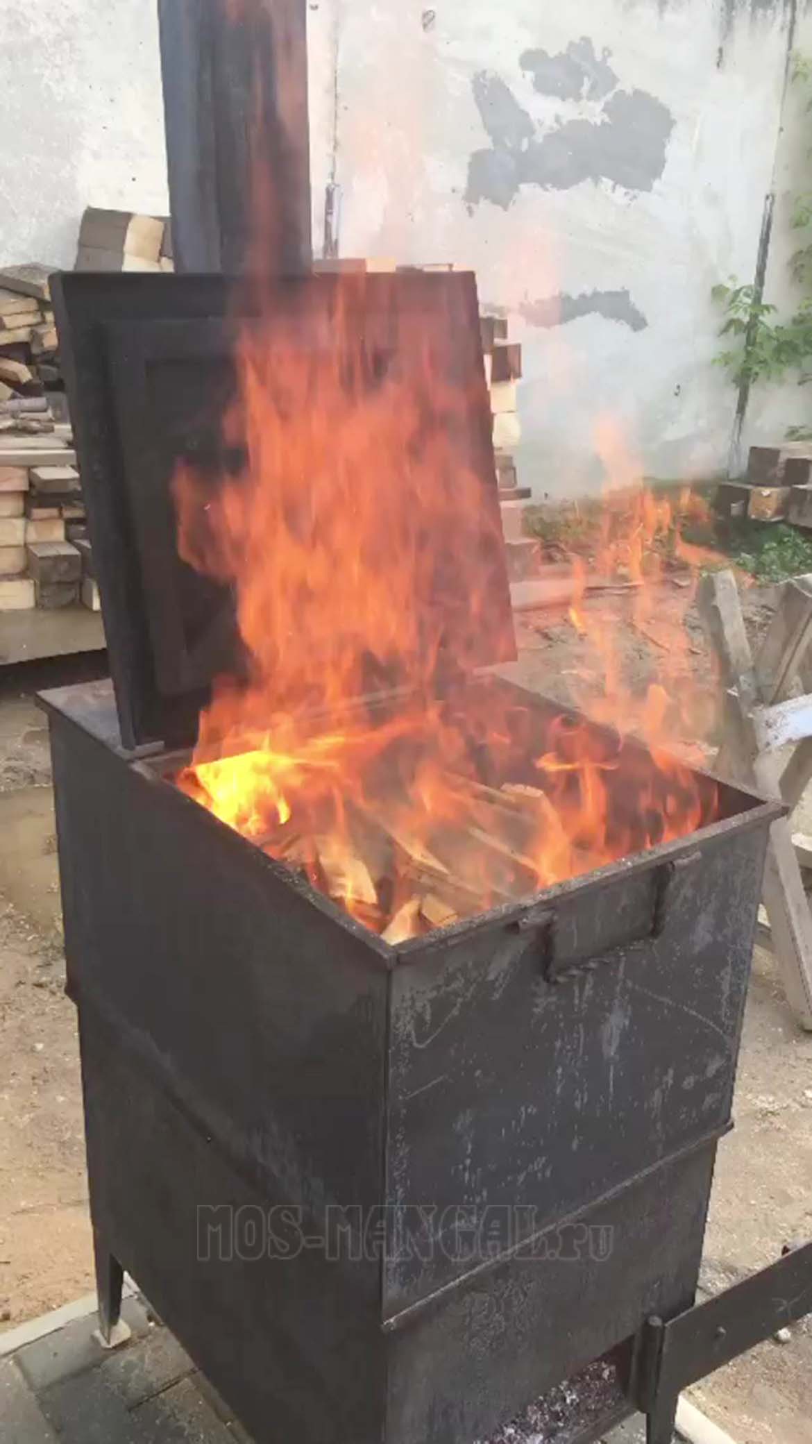 Печь для сжигания садового мусора 
