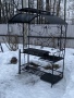 Мангал "Лидер-2" зимой