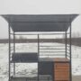 Мангал-барбекю "Лофт Ц7Т" с печкой, тумбой